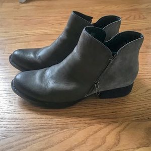 Born Keefe Grey Booties size 9.5